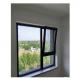 Louver Curtain Type Aluminum Alloy Glass Folding Window for Double Layers Glass Doors