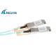 Data Centers Active Optical Cable 200G QSFP56 SR4 To 2xQSFP56 SR2 850nm 5m AOC Cable