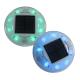 Led solar road studs plastic reflector cat eyes warning lights flashing