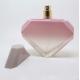 90ML china factory cheap square shape pink perfume bottles with high quality