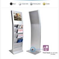standalone USB floor standing lcd wifi advertising display with brochure