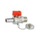 thread ball valve Brass Ball Valve with Forged Two-Piece Body with female$male threaded WOG