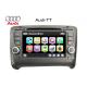 Custom Audi TT Double Din Car DVD GPS Player with MP3 / MP4 / DIVX / AM / FM / Analog TV