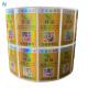 Customized Die Cut Security Label Stickers CMYK/Pantone Color Offset/Silk Screen/Digital Printing