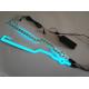 New style light up LED helmet tape for motorcycle super cool look el wire 3 flashing modes Replaceable Battery by2AA