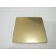 Sand blast champagne color decorative stainless steel metal sheet made in china