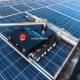 24 Hours Online Service Semi-automatic Solar Panel Cleaning Robot with Rotating Brush
