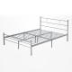 15.5kg Metal Double Bed 1490*300*110 Mm Optional Colour With Headboard