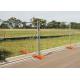 50X100MM Removable Building Site Security Fencing Panels For Major Public