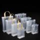 Transparent PP Plastic Gift Bag with Hot Pressing and Machine Sewing Workmanship