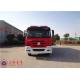 6x4 Drive Type Foam Fire Truck With Flat Top Metal Forward Turnover Cabin