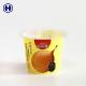Fruit Juice IML Cup Foil Top Liquid Leak Proof Colorful Empty Yogurt Cup