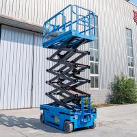 6m 8m Self Propelled Scissor Lift Maintain Free Mobile Scissor Lift