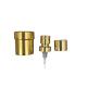 Small 15/400 Perfume Crimp Pump Spray 0.09ML SS316 With Gold Cap