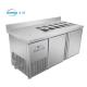 Air Cooled Slotted Workbench Refrigerator 120L Beverage