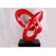 Customized Indoor Painted Metal Sculpture For Public Commercial Decoration