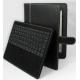 Adjustable stand Protective Black Leather Ipad2 Case with Bluetooth Keyboard (700mah 3.7V)
