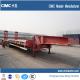 cimc heavy duty 4 axles  100 tons low bed truck trailer