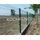 V Shape Curve Foldable Garden Fence For Science Industry Zone Various Color