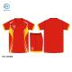 Short Sleeve V-neck Red Jersey Kit Dominate the Field Inspire Fans and Create Unforgettable Red-Hot Moments