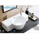 AB10 Wash Basin White Color Round Counter Top Ceramic Art Basins Vanity Bowl Bathroom