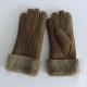 Promotional shearling sheepskin gloves Australia double face sheepskin leather gloves