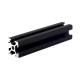 Black anodized 6063 t5 aluminum alloy industrial aluminum extrusion profiles