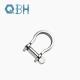Stainless Steel Plate Bow Shackle High Performance Cold Forming
