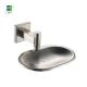 Brushed Polished Bathroom Hardware Sets , 304 Stainless Steel Soap Dish Holder