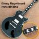Custom LP electric guitar, Ebony fingerboard frets binding electric guitar with Chrome hardware, free shipping