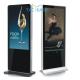 Floor Stand Lcd Interactive Touch Screen Kiosk , Wifi Android Large Touch Screen Kiosk