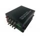 4 channels HD SDI To Fiber Converter CCTV HD-SDI Fiber Transceiver Multimode 1310/1550nm