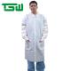 Disposable SMS Nonwoven Lab Coat With Knitted Collar