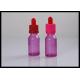Perfume 30ml Essential Oil Glass Dropper Bottle E liquid Glass Bottles Pink