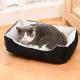 Luxury Cat Pet Calming Beds Cushion XXS XS S Rectangle Fluffy Dog Bed