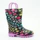 30EU Children PVC Rain Boots Waterproof Star Pattern