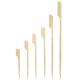 9cm Bamboo Paddle Pick Natural Wooden Kebab Sticks For Cocktails