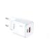 Dual Port 33W GaN Wall Charger PD QC Fast Charging Charger With EU Plus