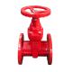 BS1414 Red Resilient Seat Gate Valve Carbon Steel With Hand Wheel