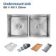 32x18 Undermount Stainless Steel Kitchen Sink Cabinet 16 Gauge