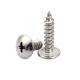 316 Stainless Steel Extra-Wide Rounded Head Screws for Sheet Metal  Truss Head Phillips Drive Tapping Screws