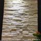 White Marble Flat Cultured Stone Mini Panel Split Face Low Variations 0.75-1.25”