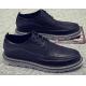 Retro Breathable Leather Mens Brogue Sneakers Stitched Reinforced