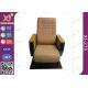 High Back  Fixed Floor Cinema Theater Chairs With Wooden Pad , Folded Auditorium Conference Hall Chairs