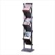 OEM 240X305mm Floor Standing Display Rack Double Sided Display Stand