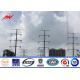 Medium Voltage Electrical Power Pole , Customized Transmission Line Poles