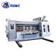 Corrugated Carton Flexo Printing Machine 2 Color With Die Cutter