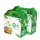 Dustproof Fruit Corrugated Paper Box With Handle Recycled Durable