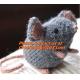 Handmade new style pure color crochet mou, Crochet Stuffed Toy Doll,knitting patterns toys