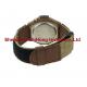 Guaranteed quality nylon webbing/PU leather nylon hook loop watch wrist band